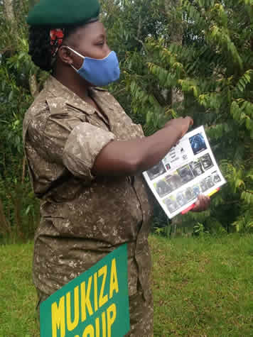 women guiding gorilla trekking in Bwindi national park